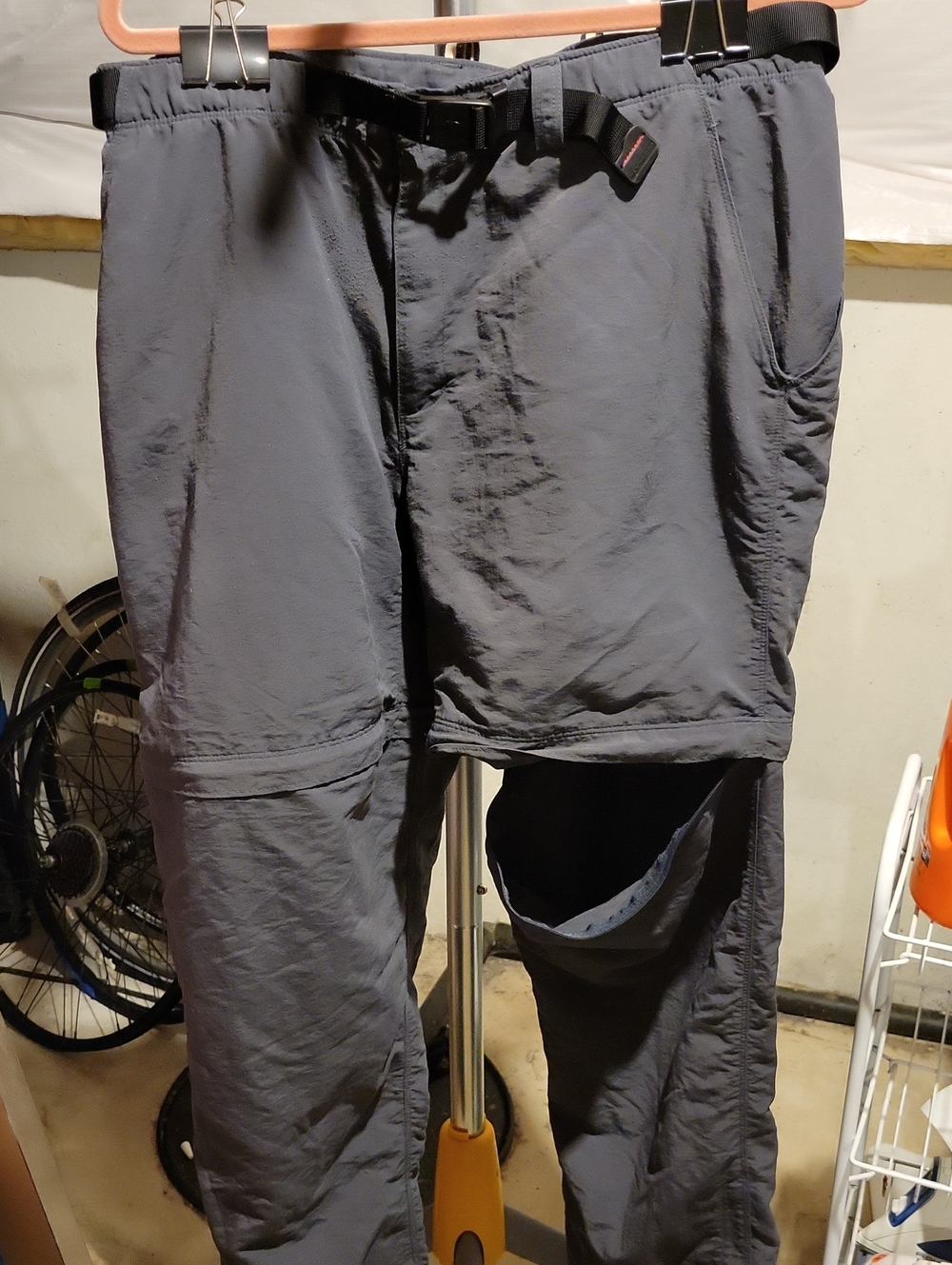 The North Face Women's XL/16 Convertible Shorts Pants Grey